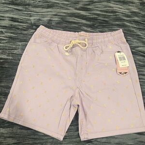 Men's Purple Shorts with Gold Accents by Drill Clothing Size L